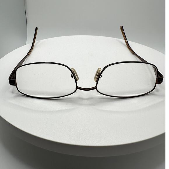 COACH "Wendy" Shiny Tan Copper Eyeglass Frame (129) 135 - Picture 5 of 11